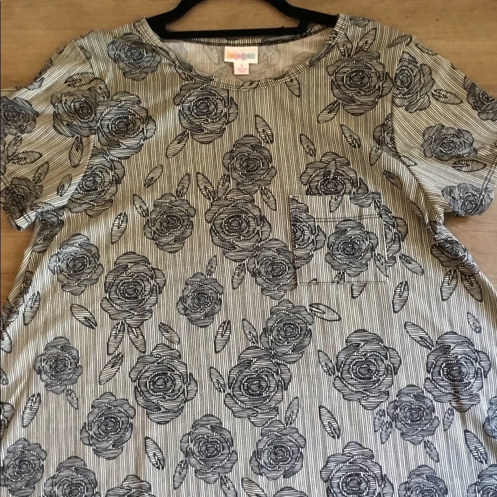 Dark navy and grey Carly, EUC, size S